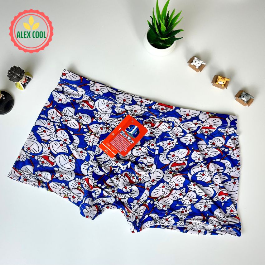 combo 5 quần sịp đùi quần lót nam full hình thun lạnh hàng hiệu alex cool
