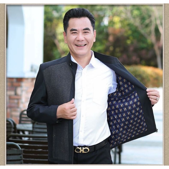 Áo khoác cho bố !