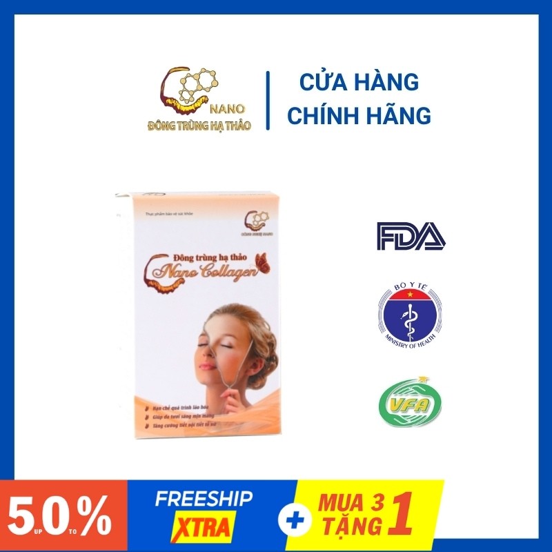 [FREESHIP50K]✅Nước Uống Nano Collagen Đông Trùng Hạ Thảo 24 góix10ml Giúp Da Săn Chắc Căng Mịn Tăng Cường Nội Tiết Tố Nữ | BigBuy360 - bigbuy360.vn