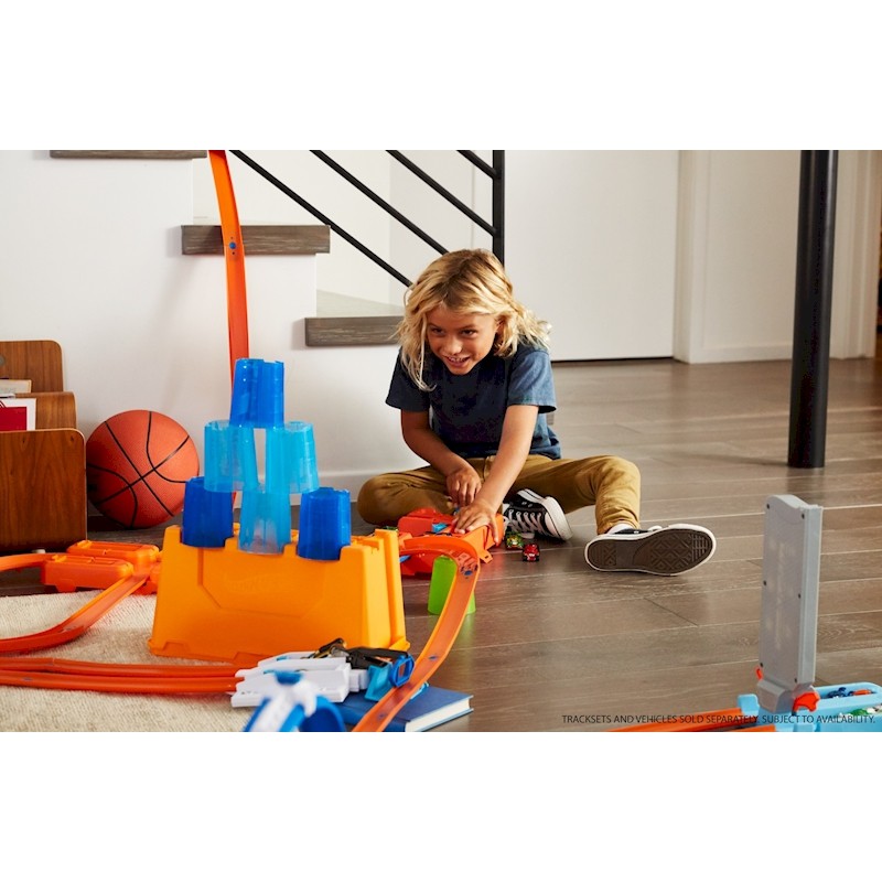 Thùng Phụ Kiện Phức Hợp Hot Wheels GCF91 Màu Cam - Chính Hãng