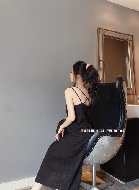 Đầm maxi đũi dáng suông loại 1 có khoá (ảnh thật) | BigBuy360 - bigbuy360.vn