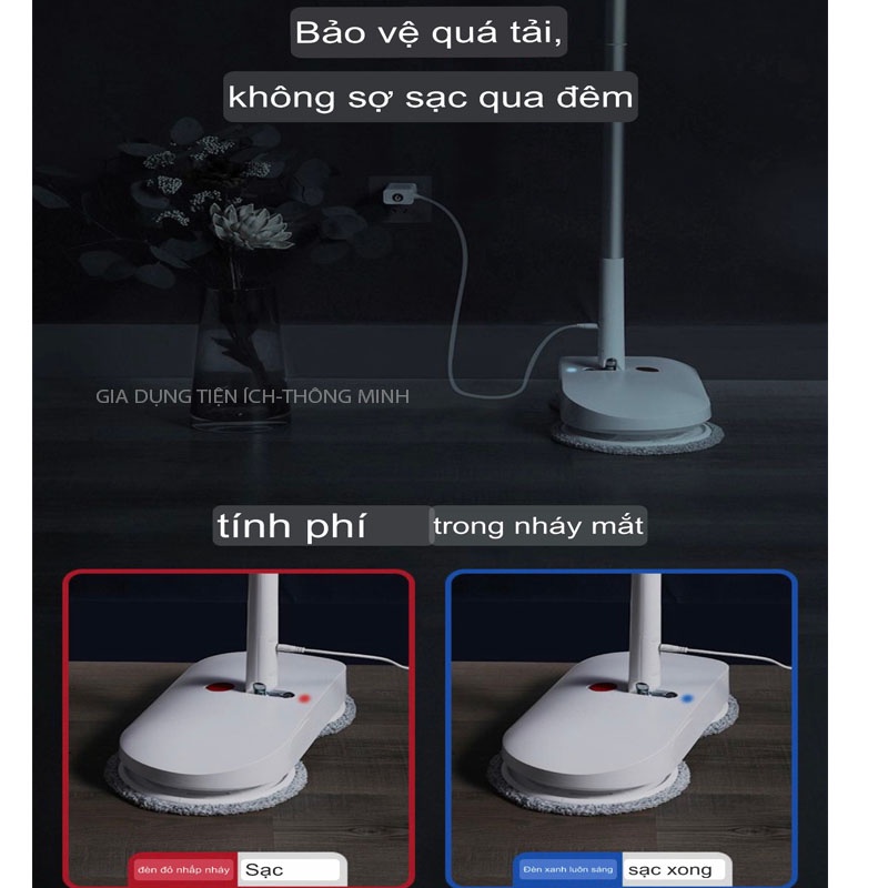 MÁY LAU LAU NHÀ CAO CẤP TỰ ĐỘNG GIẶT