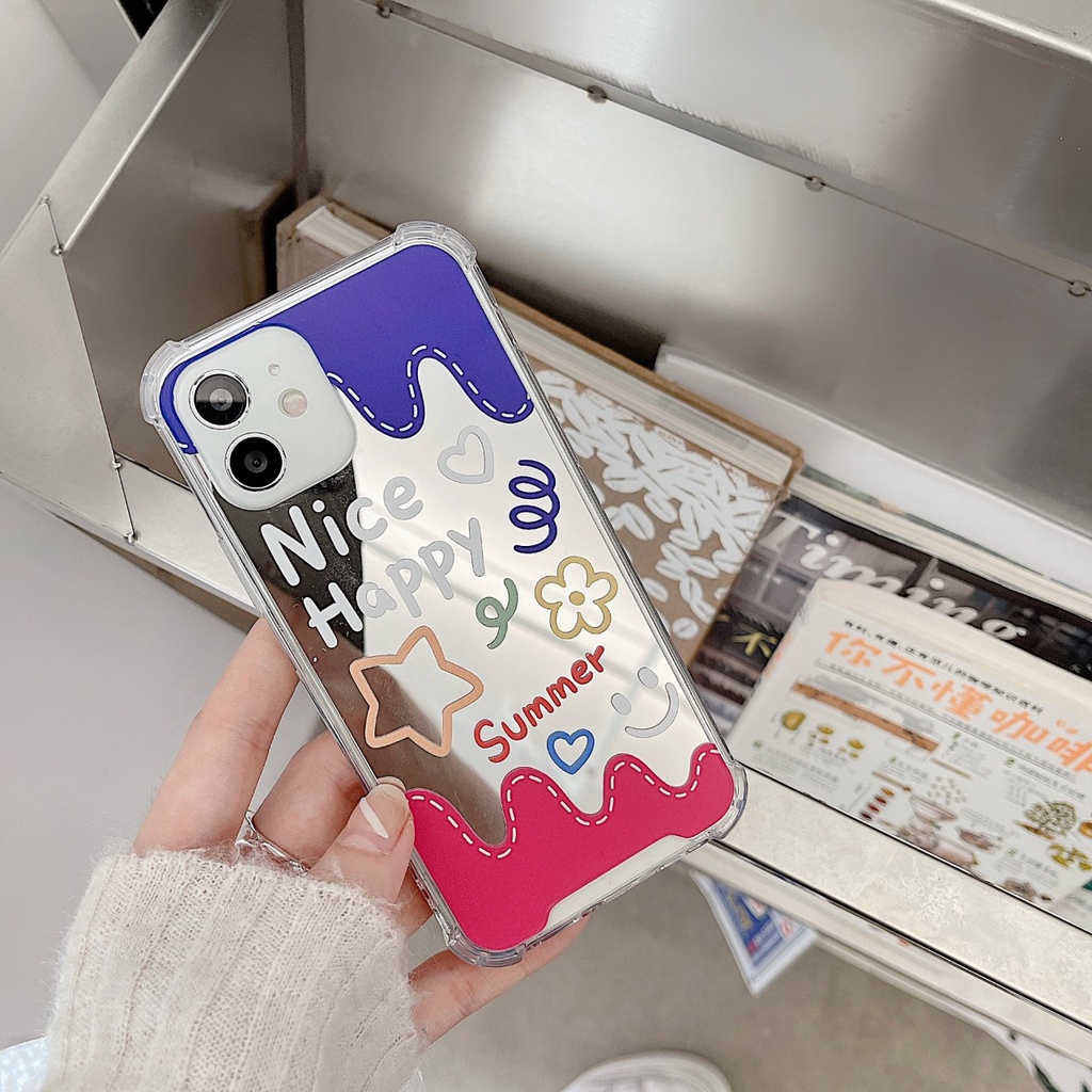 Ốp lưng điện thoại Iphone TRÁNG GƯƠNG Caro chống sốc 4 góc ip7,8,plus/X,XS/XSMAX/11/11/12/13,pro,max