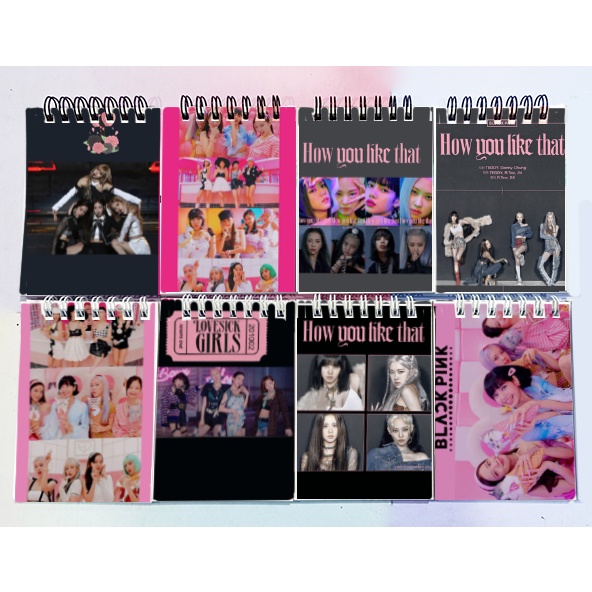 Sổ lò xo mini nhóm nhạc Blackpink LXD5 A7 100 trang sổ note army idol Kpop thần tượng