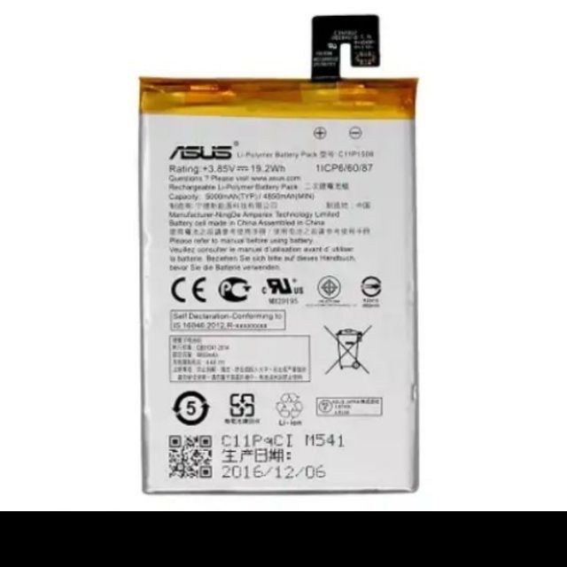 Pin xịn Asus Zenfone Max ZC550KL, Z010D bảo hành 6 tháng