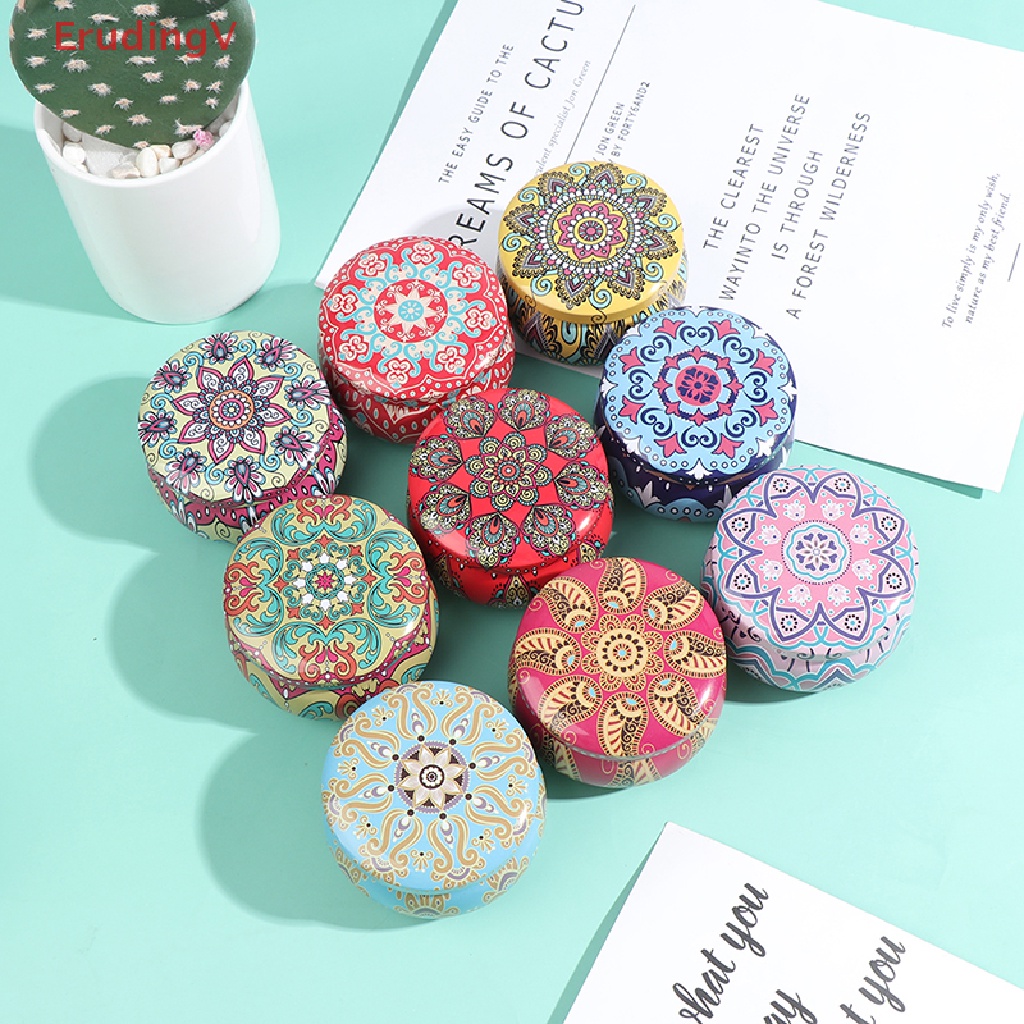 Hộp Thiếc Đựng Bánh Quy / Kẹo / Trang Sức Hình Trống Độc Đáo Tiện Dụng