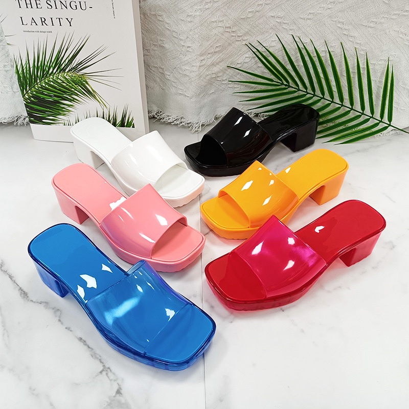 Dép Sandal Cao Gót Size Lớn Thời Trang Đi Biển