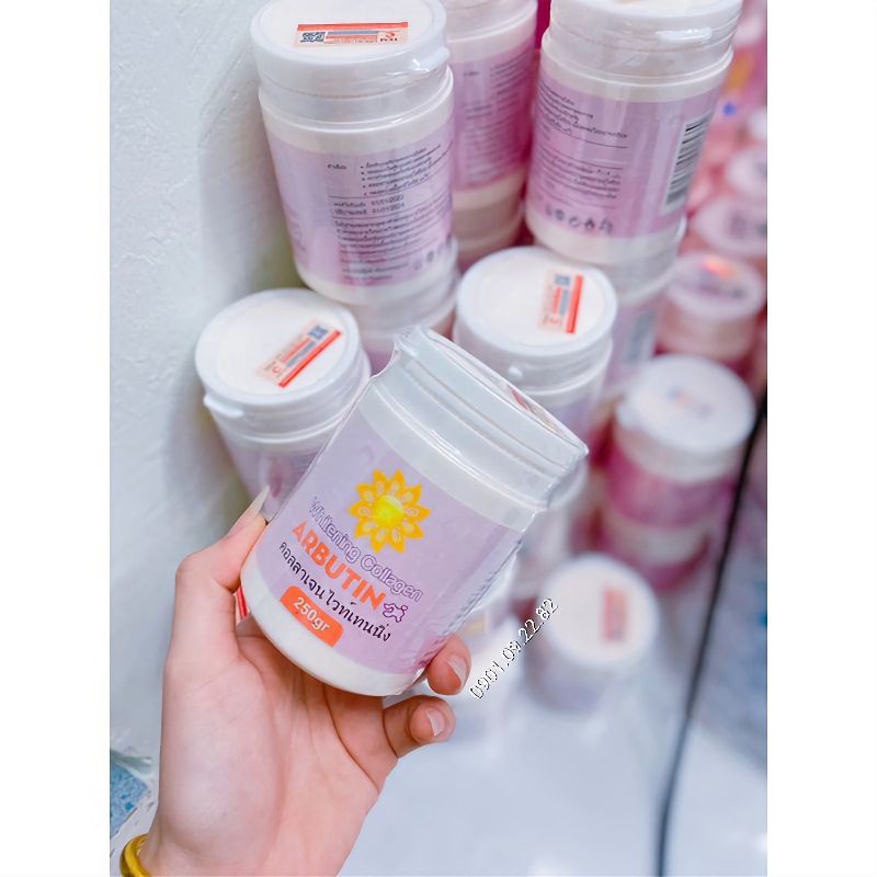 Kem Kích Trắng Body Arbutin, Whitening Collagen Thái Lan - Hàng chuẩn xịn