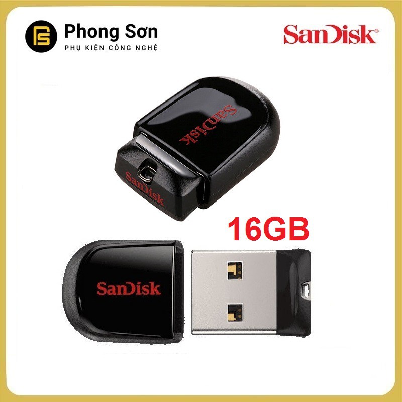USB 16GB 2.0 CZ33 FIT Sandisk | BigBuy360 - bigbuy360.vn