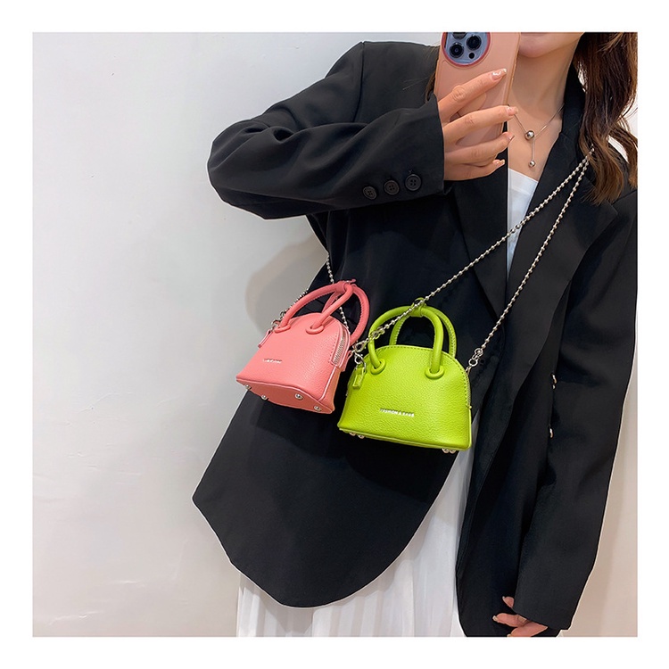 Túi Đeo Chéo Nhỏ Xinh Họa Tiết Trái Vải Phong Cách Hàn Quốc Cho Nữ