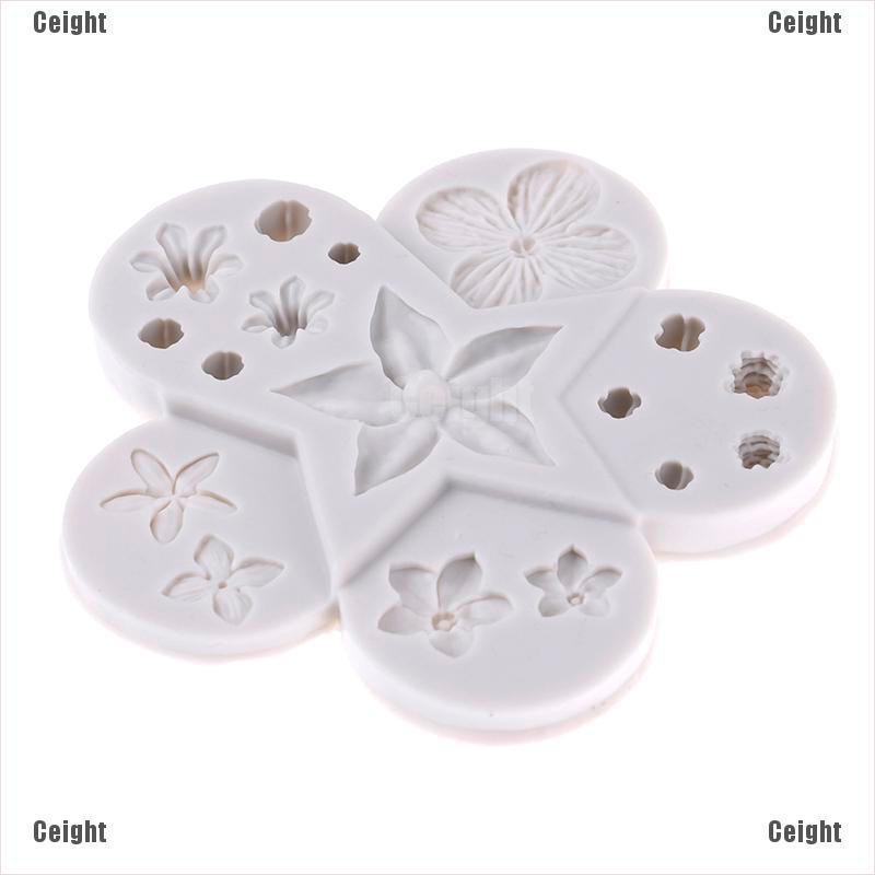Khuôn Làm Bánh Chất Liệu silicone Hình Bông Hoa Dễ Thương