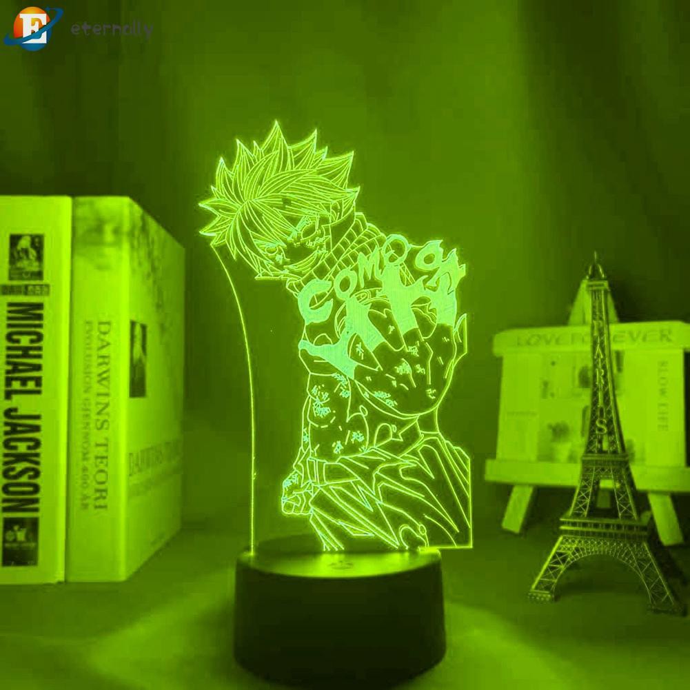 Đèn Ngủ Led 3d Hình Nhân Vật Anime Có Điều Khiển Từ Xa