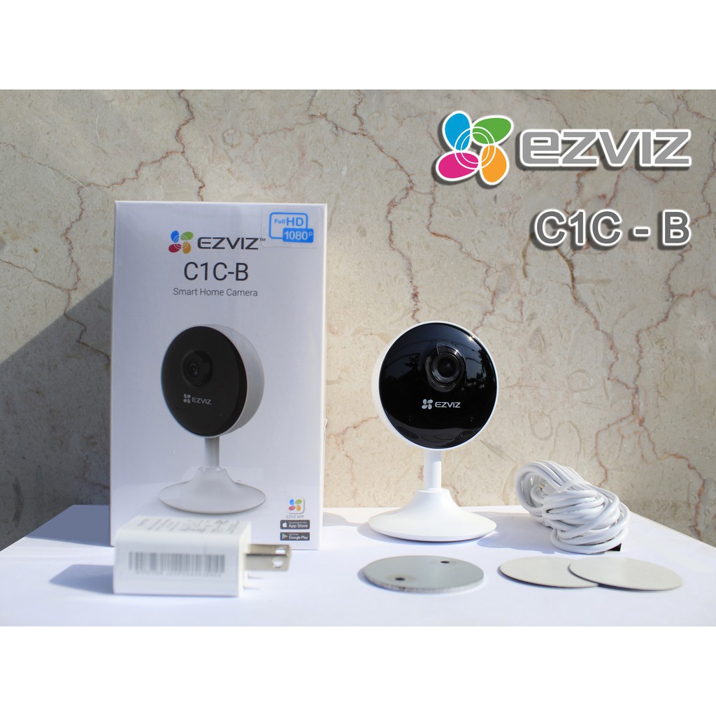 Camera Ezviz C1C - 2.0Mpx - CS-C1C-D0-1D2WFR, FullHD 1080, IP WIFI, góc rộng đảm bảo bởi Hikvison, góc rộng, đàm thoại