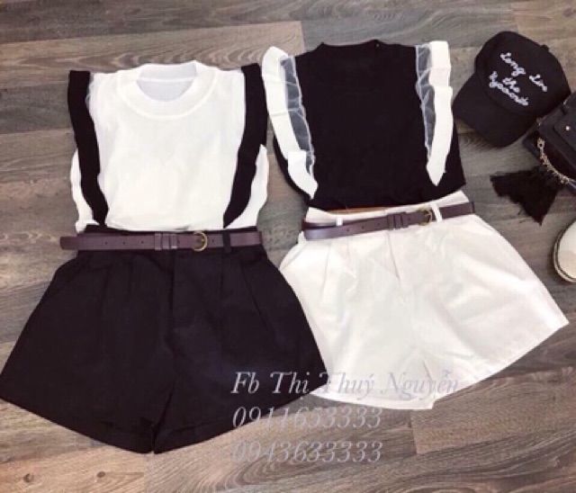 QUẦN SHORT KAKI KÈM ĐAI (#6623)