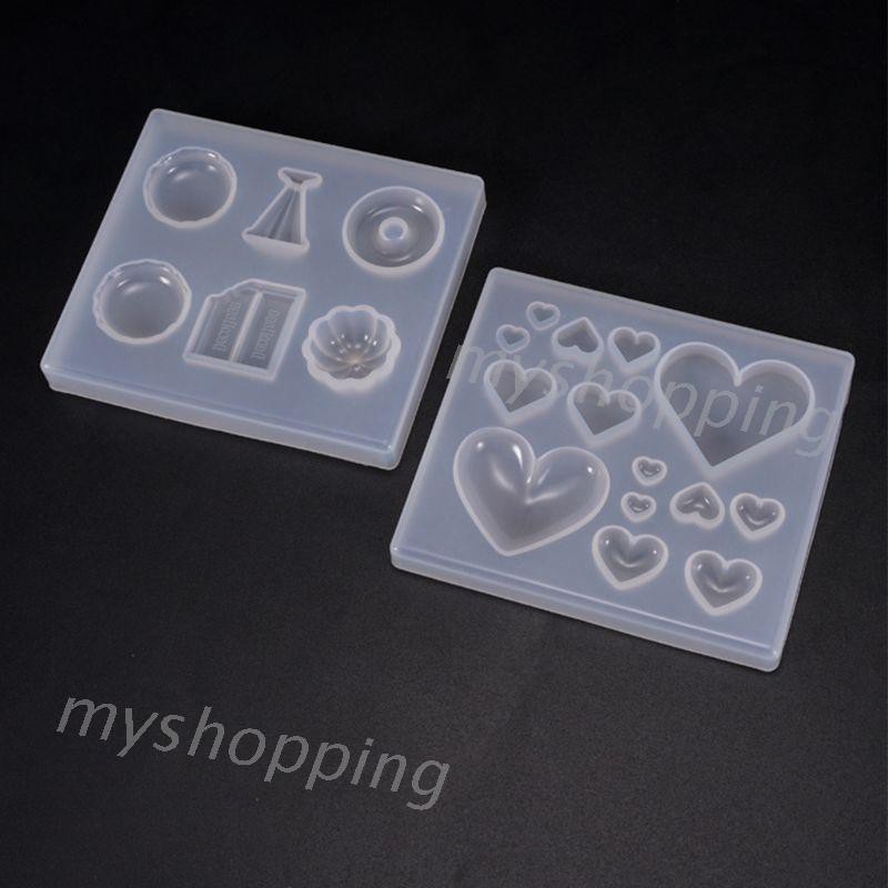 Khuôn Silicon Làm Bánh Hình Trái Tim Xinh Xắn