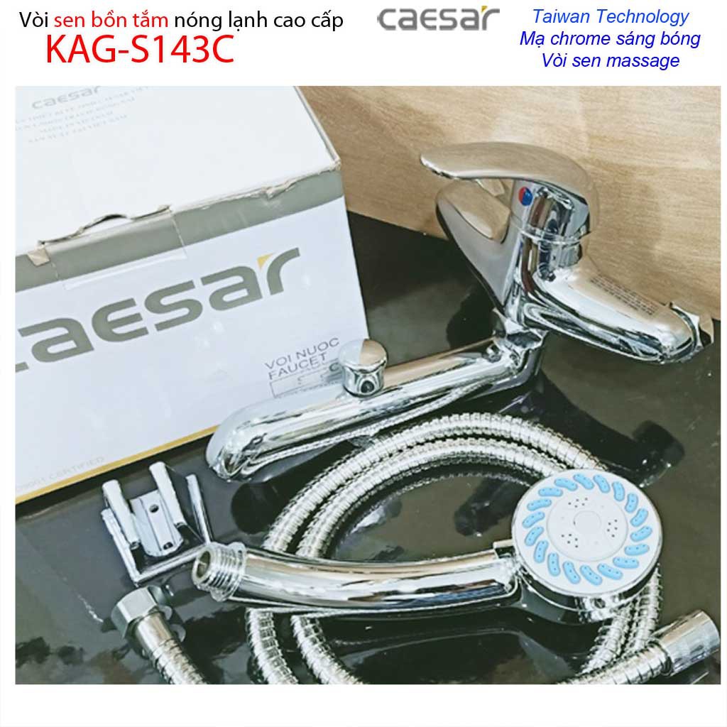 Vòi sen bồn tắm Caesar KAG-S143C, chiết khấu giá tốt chất lượng tốt Vòi sen tắm nóng lạnh KAG-S143C