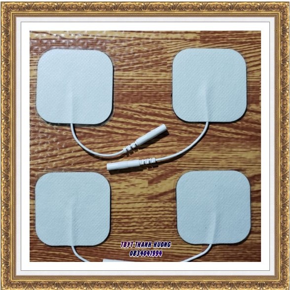Cặp miếng dán xung điện máy vật lý trị liệu DoctorHome& máy VLTL đa năng Goldlife của Bộ Quốc Phòng (1cặp )