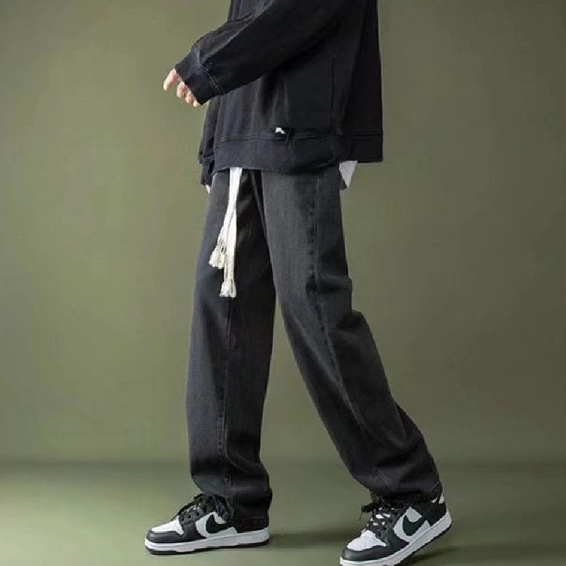 Quần Jean Dài Dáng Rộng Cỡ Lớn Thoải Mái Thời Trang Cho Nam Size S-3XL