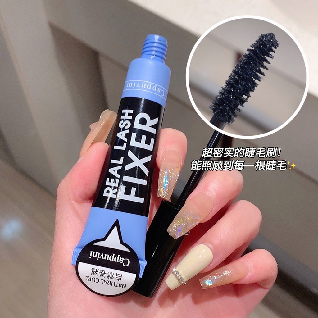 Mascara Dài Mi và Cong CAPPUVINI Mi Chuốt Mi Đen Không Lem Không Trôi