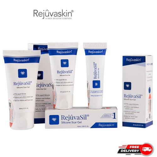 Gel ngăn ngừa sẹo và làm xẹp sẹo lồi, sẹo phì đại Rejuvaskin Rejuvasil | BigBuy360 - bigbuy360.vn