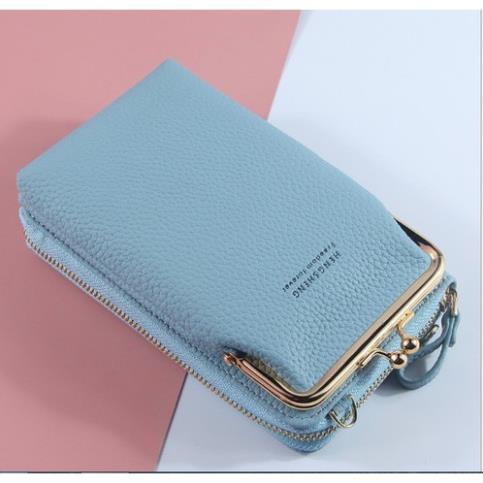 Túi đeo chéo nữ kiêm ví đựng điện thoại Hàn Quốc giá rẻ (túi điện thoại đứng)