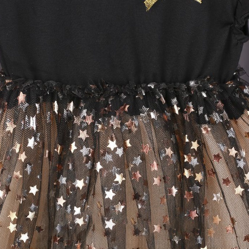 Se7en Đầm Công Chúa Phối Lưới Đính Nơ Phong Cách Hàn Quốc Mùa Hè Cho Bé Gái