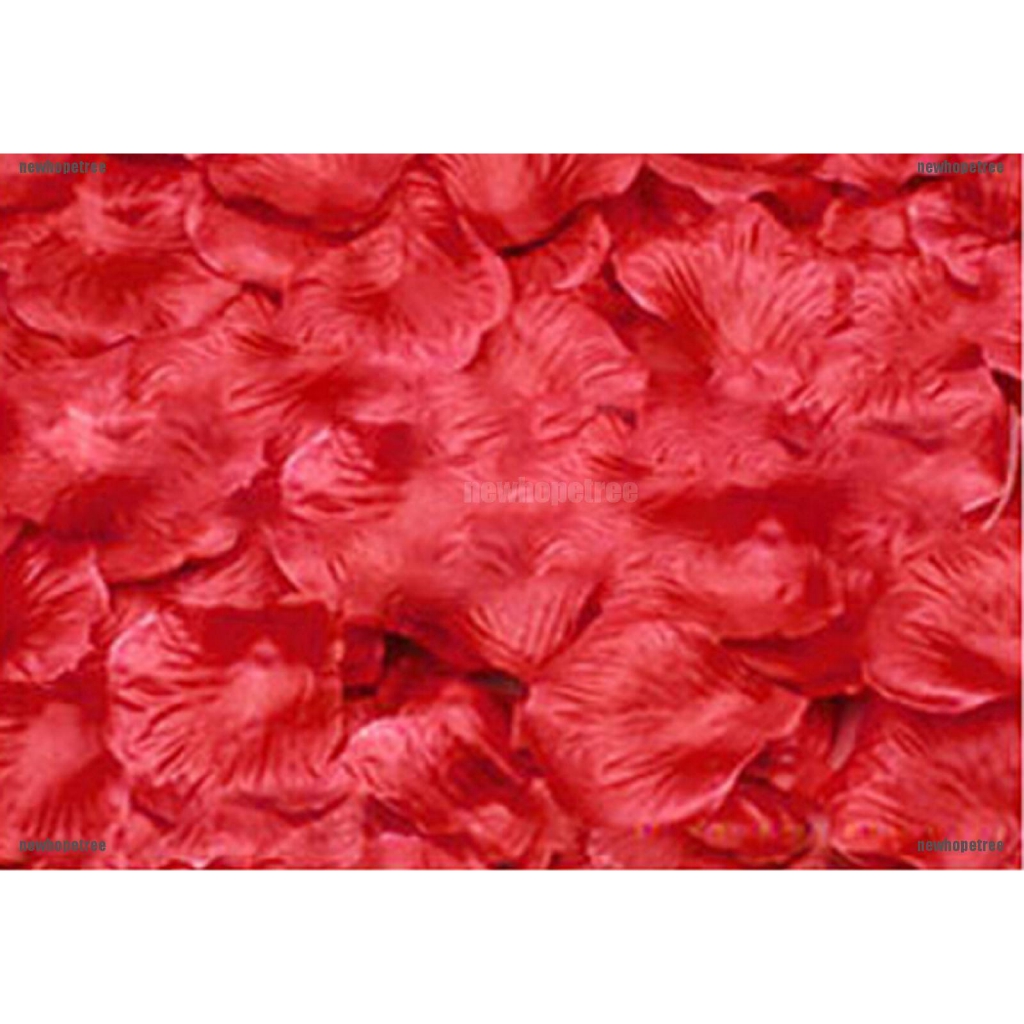 Bộ 100 Cánh Hoa Hồng Lụa Trang Trí Bàn Tiệc Cưới