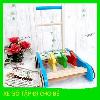 Xe tập đi bằng gỗ Song Son đáng yêu cho bé