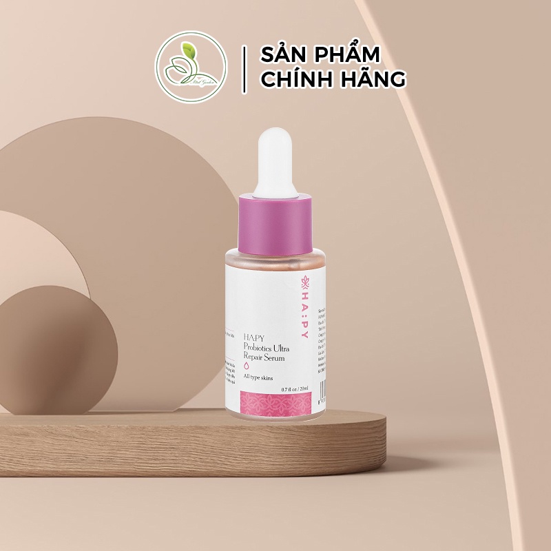 Serum tinh chất phục hồi tái tạo da ha:py minigarden  PROBIOTICS ULTRA REPAIR SERUM 20ml làm mờ nhăn  PV1028