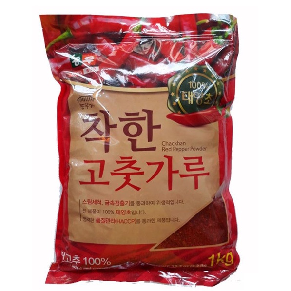 Ớt Bột chuẩn Hàn Quốc Màu Đẹp Loại Vẩy Mịn 100g
