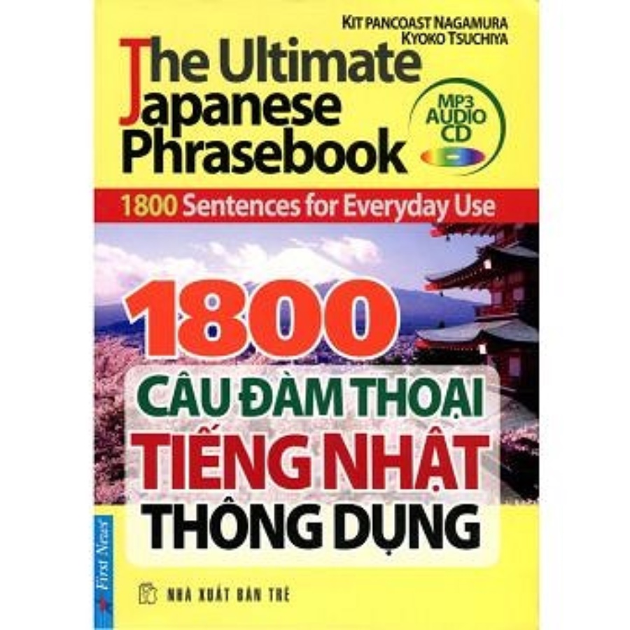 Sách -1800 Câu Đàm Thoại Tiếng Nhật Thông Dụng (Kèm CD)