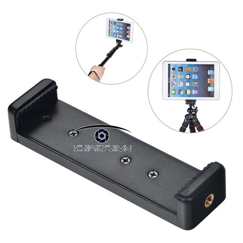 Gá kẹp iPad mini lên chân máy tripod Tablet Tripod Mount Adapter độ rộng 112-142mm