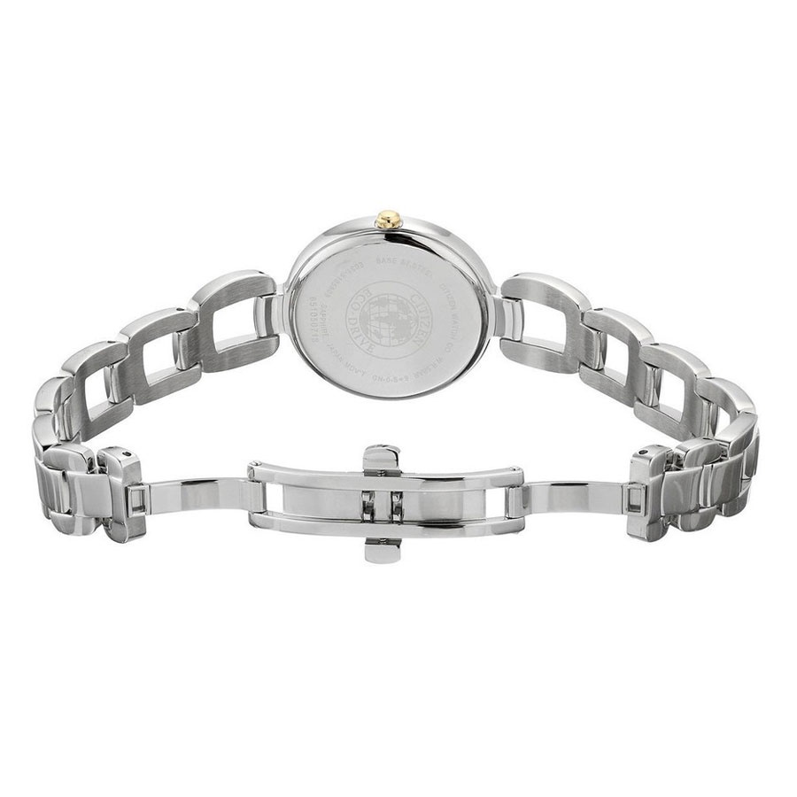 Đồng Hồ Nữ Citizen Dây Thép Không Gỉ EM0424-88A - Mặt Trắng (Sapphire)