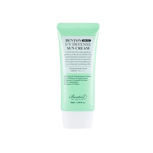 Kem chống nắng hóa học Benton có phổ rộng SPF50 + PA ++++ 50ml
