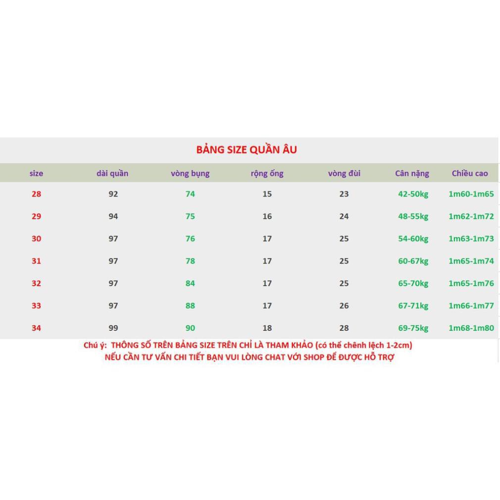 Quần âu nam, quần baggy đen co dãn ôm ống côn vải chống nhăn cao cấp không bai, xù | BigBuy360 - bigbuy360.vn