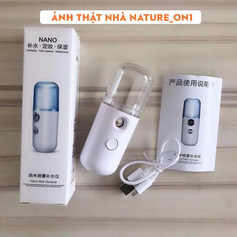 Máy Xông Mặt Mini Gọn Nhẹ, Tinh Tế Và Hiện Đại - Máy Xịt Khoáng Nano Cầm Tay