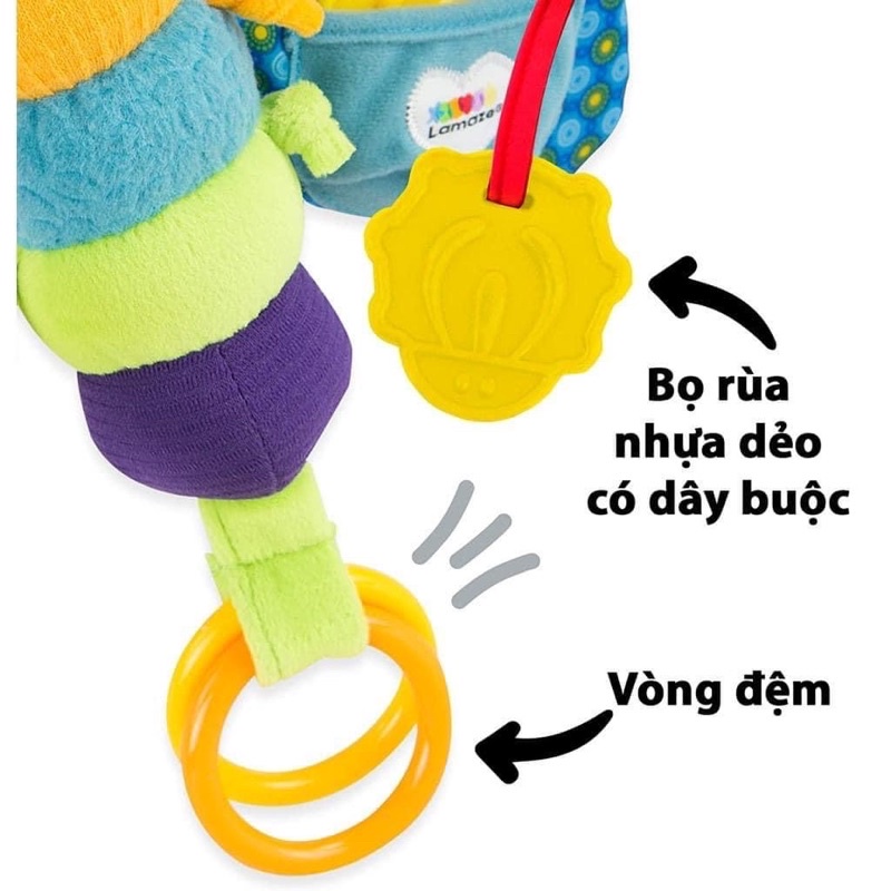 Đom Đóm Phát Triển Đa Giác Quan Lamaze Đồ Chơi Giáo Dục Sớm Cho Bé Treo Nôi Cũi Xe Đẩy