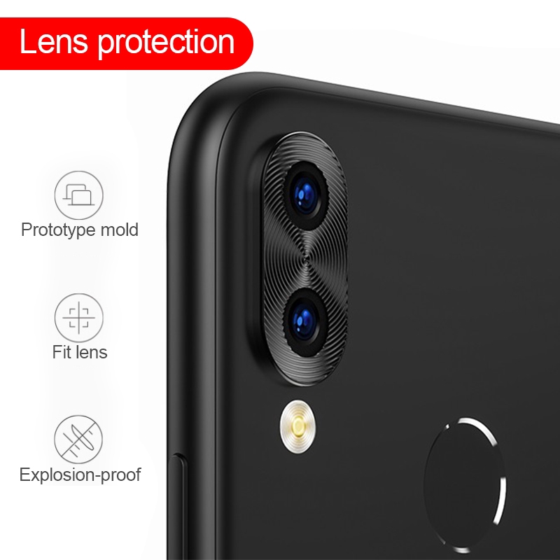 Ốp kim loại bảo vệ ống kính camera sau điện thoại Xiaomi Mi9 SE Redmi7 Note 7 K20 Pro