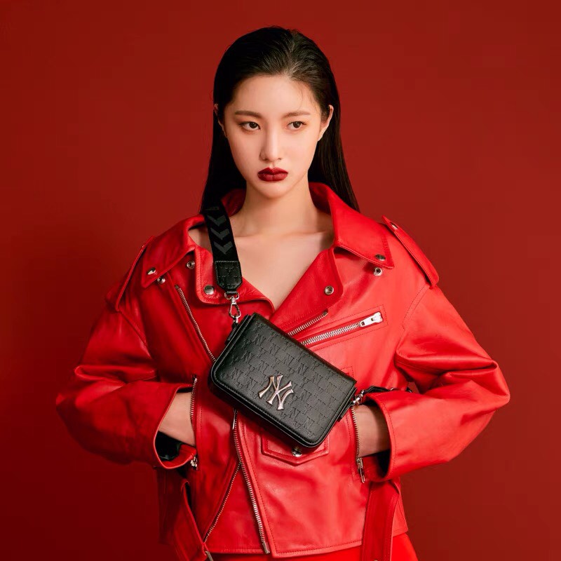 Túi xách MLB NY chuẩn chính hãng Túi xách nữ NY vuông da đẹp nhập khẩu chuẩn phong cách Hàn Quốc Order 2 tuần Trang Xuka