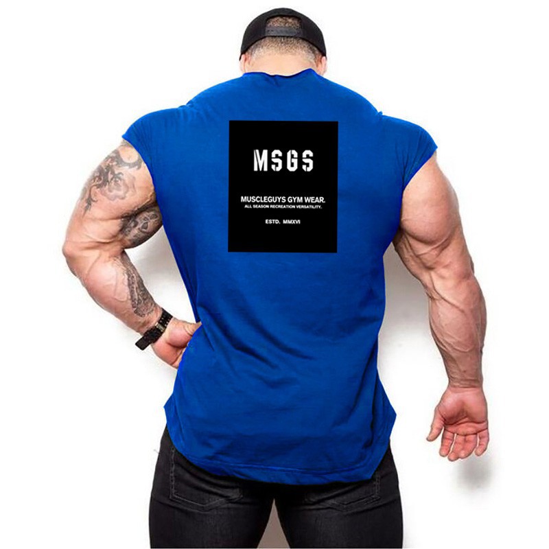 Áo thun cotton nam tay ngắn dáng ôm tập thể thao