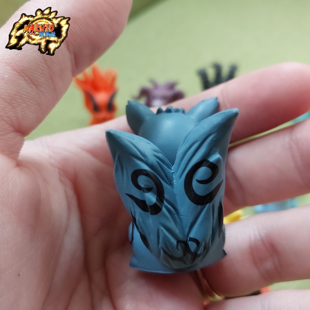 Mô hình Naruto Nhị Vĩ Ác Miêu Nibi Matatabi Một trong Cửu vĩ thú hoạt hình nhẫn giả Na Ru To 1524 2