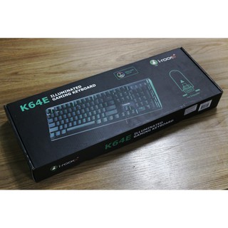 Bàn phím I-ROCKS K62E Multi-Color BlackLighting Metal