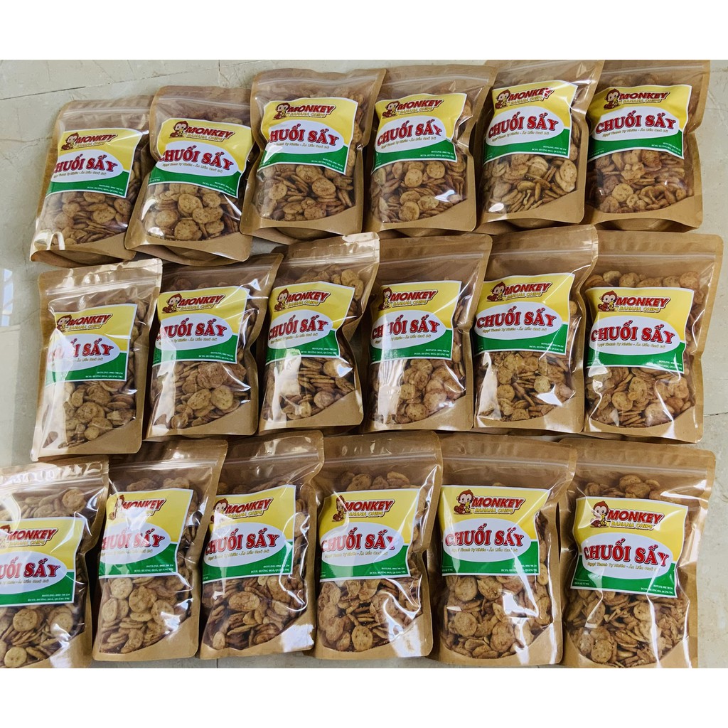 Chuối Sấy Monkey Banana Chips Loại Hảo Hạng