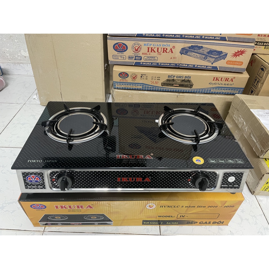 Bếp gas hồng ngoại cao cấp IKURA - 8400 -Lửa cháy đều tiết kiệm gas