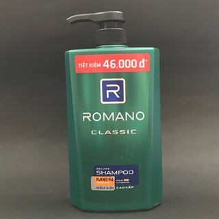 Dầu gội romano classic 650g