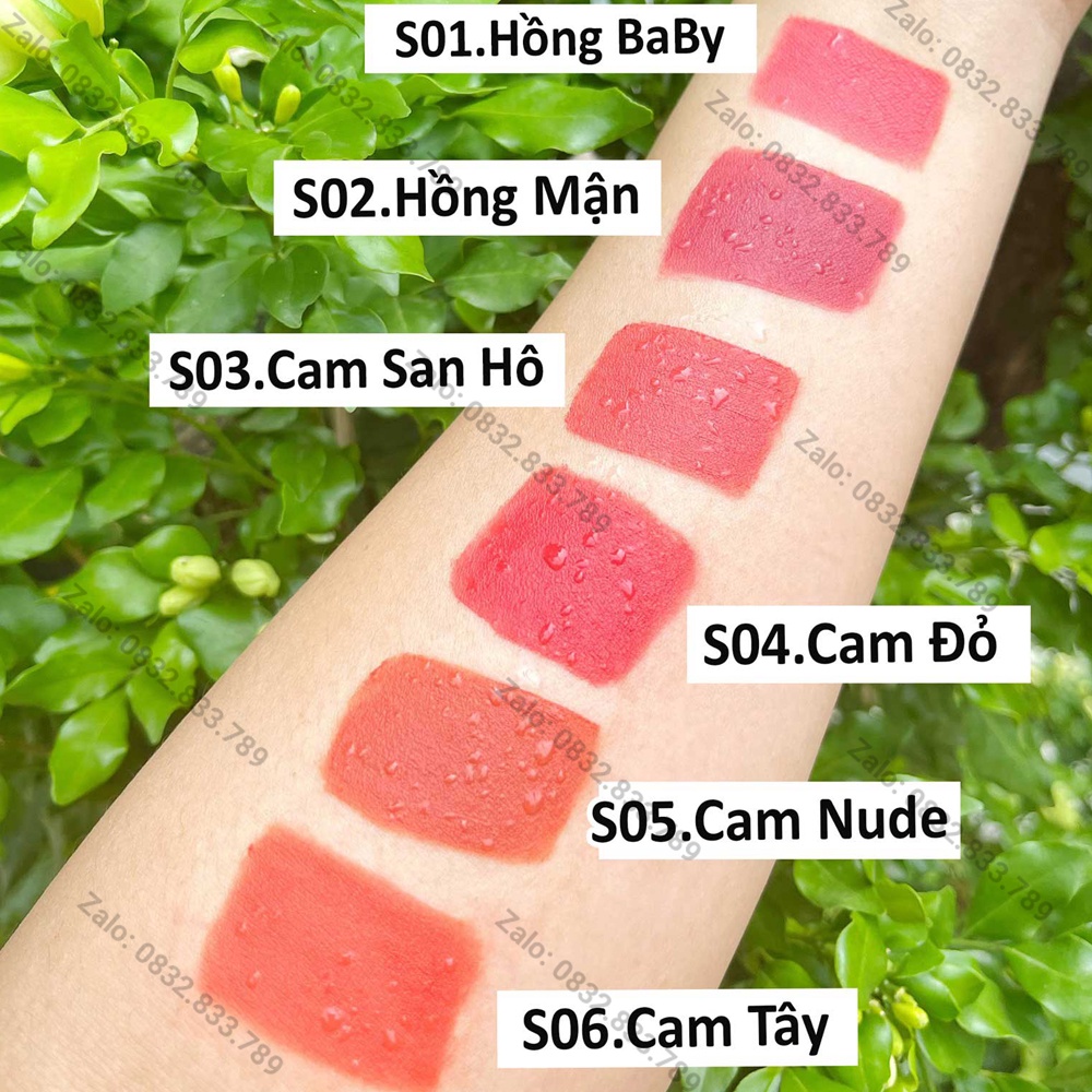 Son Kem Lì Hồ Ngọc Hà MOI Cosmetics SGIRLS SUMMER - bền màu lâu trôi không lem【CAM KẾT HÀNG CHÍNH HÃNG®】 | BigBuy360 - bigbuy360.vn