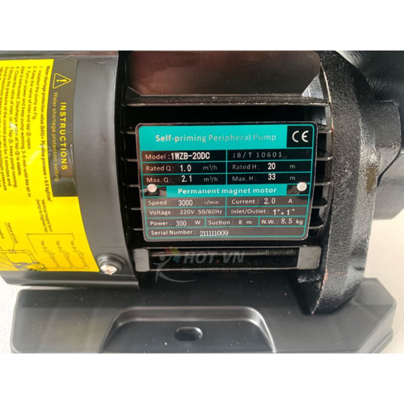 Máy bơm tăng áp biến tần PRODN 1WZB-20DC