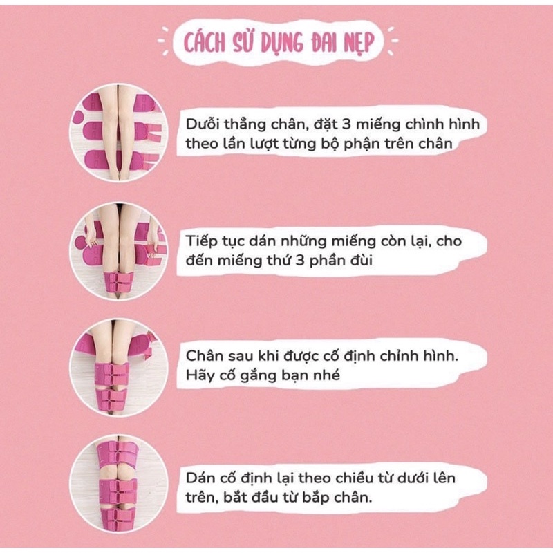 Nẹp định hình thẳng chân