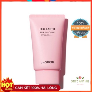 Kem Chống Nắng The Saem Eco Earth Power Pink Sun Cream SPF 50+/PA++++