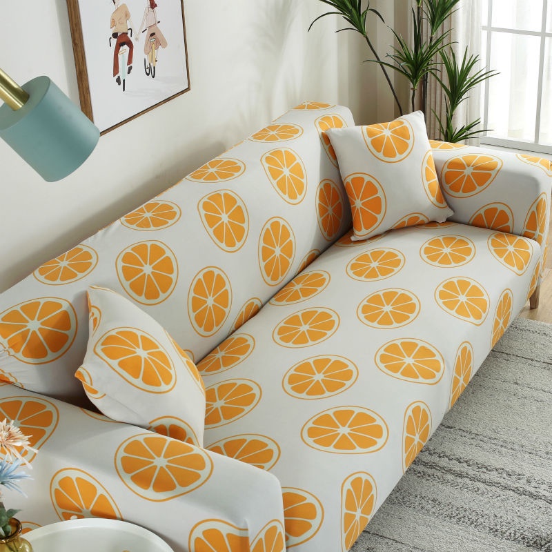 Vỏ Bọc Ghế Sofa Co Giãn Chống Trượt Chống Bụi In Họa Tiết Đơn Giản